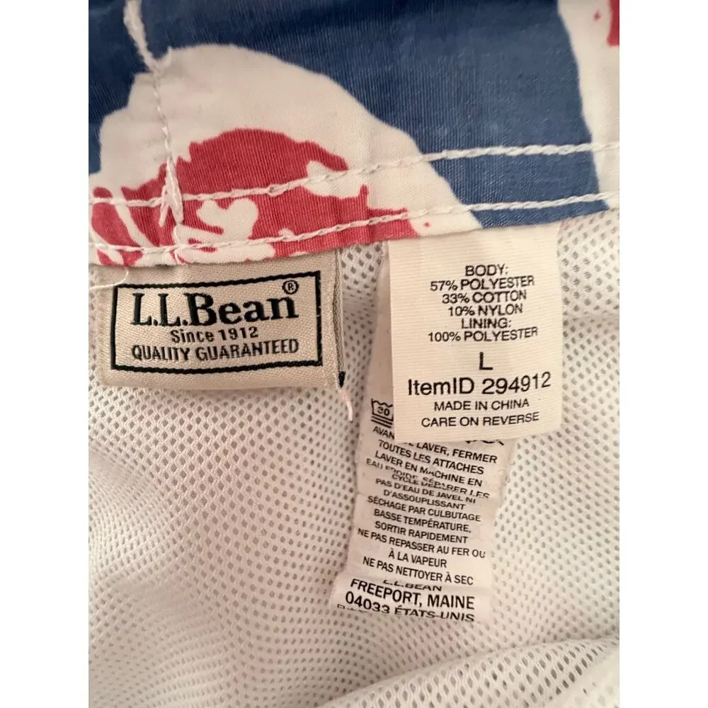 L.L.Bean Lobster Swim Trunks Mens Large